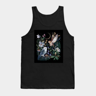 Owls night garden Tank Top